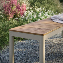 Modway Finn 63 Inch Outdoor Patio Dining Bench in Natural