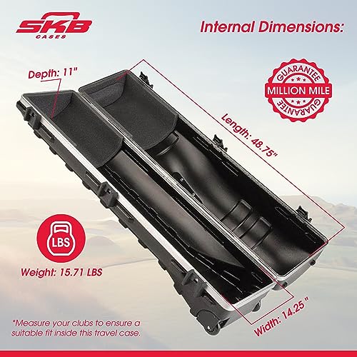SKB ATA Deluxe Golf Bag Travel Case Black
