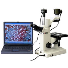 AmScope Digital Inverted Trinocular Microscope 40x-640x White