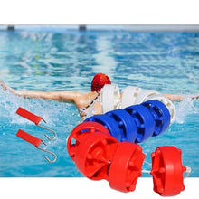 YXXSDP Swimming Pool Safety Divider with Float, 3 6 9 16 19 26 33 Ft Long Professional Pool Ropes/Swim Lane Cord, for Separating Deep Shallow End Water Area (Color : Red Blue White, Size : 3m/9.9ft)