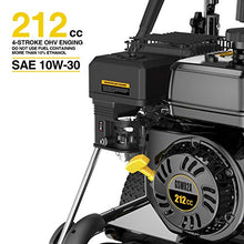 Heavy Duty Gas Pressure Washer 3500 PSI 2.6 GPM, Black