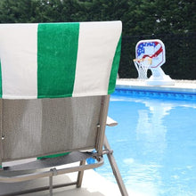 Superior Cabana Cotton Lounge Chair Cover, Outdoor Towel/Chaise Furniture Covers, Terry Cloth, Beach, Spa, Swim Accessories, Pool Chair Cover, Soft, Quick Drying, 32" x 102", Set of 6, Dark Green
