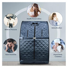 800W 3L Portable Folding Personal Steam Sauna Tent Set Remote Control