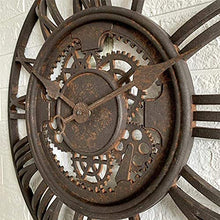 EHVYBDX Outdoor Garden Wall Clock Old Style Quartz Clock Garden Clocks Outdoor Waterproof Creative Home Furnishings Outdoor Wall Clock