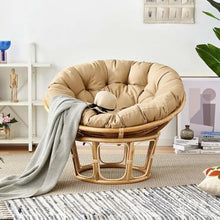 XCBHDBD Round Thick Hanging Chair Cushion Soft Support for & Egg Chairs Comfortable Nest Style Indoor Outdoor Use Garden Balcony 100 x 100 cm.