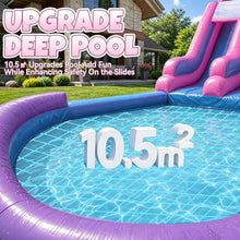26.3FT Commercial Grade Inflatable Water Silde for Kids Adults, Heavy Duty PVC Adult Water Slides with Big Airtight Water Pool, Adult Waterslide with 900W Blower for Outdoor