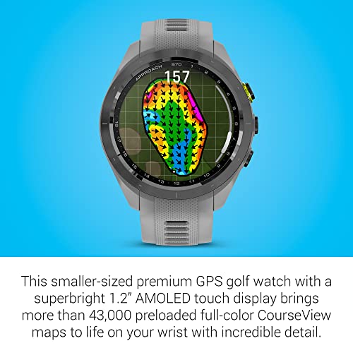Certified Brands Garmin Approach S70 Golf Smartwatch 42mm - Powder Gray