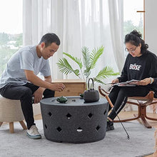 SLGGPJBU Outdoor Fire Pit Wood-Burning Fire Pit On The Garden Terrace, Indoor Multi-Function Fireplace Barbecue Table, Outdoor Heater with Spark Protection Device