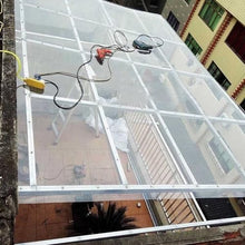ARGENTFLUX Clear Polycarbonate Sheets,Roof Panels,Acrylic Plastic Sheet,Anti-Rainproof Greenhouse Shed Roof Sheet Garage Roofing Covers(2.62 x 65.6ft)