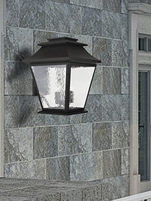Livex Hathaway 5-Light Outdoor Wall Lantern Black