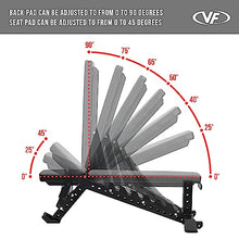Valor Fitness Olympic Weight Bench Black