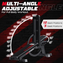 Keppi Fitness Adjustable Weight Bench3000 MAX Black