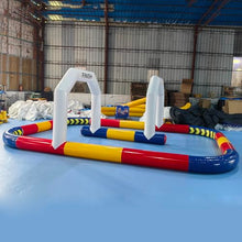 YBZCHLM Commercial PVC Inflatable Go Kart Race Track Rainbow 20x13x6.5 Ft
