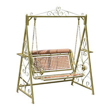 HAOKAZLBR Large Outdoor Porch Swing Garden Patio Swing Chair Outdoor Patio Swing Chair, Porch Glider Swing Chair Lazy Daze Hammocks Swing Bench Suitable for Patio, Garden, Poolside, Balcony