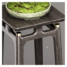 RWGOVLU Bonsai Base Wood Plant Stand Indoor Outdoor Flower Shelf Rack Plant Holder In Garden Balcony Patio Living Room 25.6 Inch High Stable Home Decoration Display Stand
