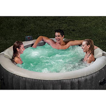 Intex PureSpa Plus 6-Person Inflatable Hot Tub with Filter Cartridges Gray