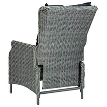 AJSEOYBS Outdoor Patio Set,Outdoor Garden Furniture,9 Piece Patio Dining Set with Cushions Poly Rattan Light Gray,for Deck, Patio, Garden, Poolside, Backyard