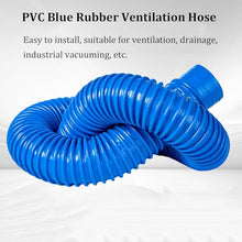 Blue PVC Plastic Hose, L1-10m, Pipe Diameter 30-300mm Industrial Vacuum Cleaner Hose, Household PVC Collection Dust for Factory Indoor Office Ventilation Carpentry Vacuuming(3m,Dia 100mm)