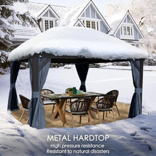 Kozyard Alexander 12' x 14' Hardtop Gazebo, Aluminum Frame