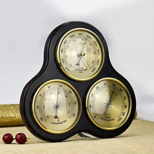 MVUYO Traditional Weather Station, Barometer with Thermometer and Hygrometer No Battery Required Hanging Home