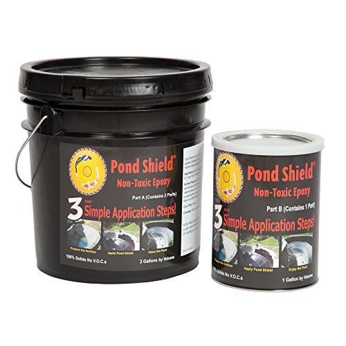 Pond Shield Non Toxic Epoxy, 3-Gallon, Forest Green