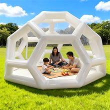 AIRMAT FACTORY 10x10 ft PVC Inflatable Garden Dome Tent, Clear Starry Sky Inflatable Igloo Tent for Outdoor Camping, Backyard Parties, Events & Stargazing
