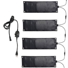 SHENGSHIYU Heat Tracks Snow and Ice Melting Mats,14 * 118in/36 * 300cm,for Melting Snow,Ice,PVC Heated Floor Mat with Non-Slip Texture,Stair Heated Mats for Winter Snow Melting 4Pack