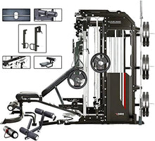 MiM USA Hercules Ex Commercial Smith Machine & Functional Trainer Black