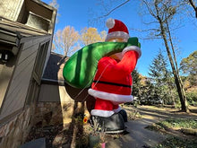 OZIS Giant 20Ft Inflatable Santa Claus Red