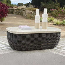 Signature Design by Ashley Kimora Patio Outdoor Wicker Coffee Table, 50"