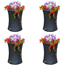 Good Ideas Impressions 50 Gallon Nantucket Rain Barrel Planter Brown (4 Pack)