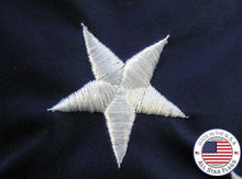 Premium American Flag 12x18' - 100% Made in the USA - Durable, Long Lasting, Nylon Material - Appliqued Stars, Sewn Stripes, 6 Rows of Lock Stitching, Tough Enough for Commercial Use - All Star Flags