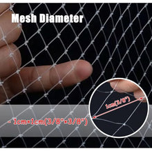 Oracra Ultra Fine Mesh Pond Netting for Koi Ponds, Reusable Garden Bird Netting Plant Cover, 3/6/ 8/10/ 15/20/ 25 m Nylon Anti-Fall Mesh Fence Protect(25x15m/82x49ft)