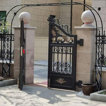 GFSGHZZ Galvanized Metal Rose Trellis Arch - Sturdy Freestanding Garden Archway for Climbing Plantsideal for Rose Bushes and Vinesoutdoor Det,Black-W300Xh230Cm