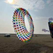 Yingfeida Large Soft Inflatable 6m Ring Kite with Spikes White