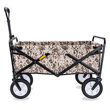 ZGLINMZ Garden Trolley Foldable Cart Heavy Duty Festival Trolley Pull Wagon Truck Transport Cart Collapsible with Brake Wheels 80 kg /176 Pounds Capacity