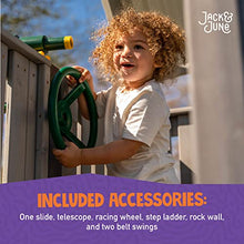 Jack and June Haven II Cedar Swingset Playground Equipment