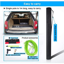 Cleaning Brush Water Fed Pole Kit Solar Panel Cleaning Equipment Tool Photovoltaic Module Cleaning Tool The Length of The Telescopic Rod Can Be Adjusted Freely,18FT/5.4M