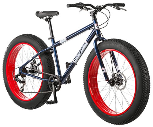 Mongoose Dolomite Mens Fat Tire Mountain Bike Navy Blue