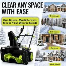 3500W Snow Blower Cordless, for Driveway and Entryway. C