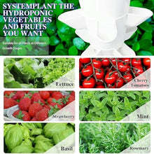 BTURYT Indoor Hydroponic Growing Tower Growing Vertical Growing Tower 6 Layers 30 Plant Sites with Pump and Mobile Water Tank