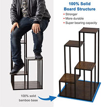 RWGOVLU Flower Stand Plant Stands, Planter Pot Holder Shelf, Indoor Outdoor Flower Display Organizer Storage Rack, Heavy Duty Planter Plant Stand