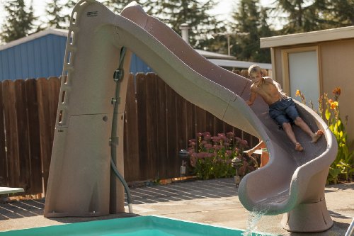 S.R. Smith TurboTwister Right Curve Pool Slide Sandstone
