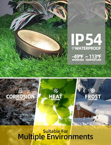 COLOER In-Ground Well Lights LED Outdoor Low Voltage Landscape Lighting 12-Pack 301B