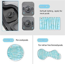 KANGJIEM Swimming Pool Cleaner Robot, Automatic Pool Vacuum Cleaner, Wireless Intelligent Cleaning Underwater Cleaning Suction Device Rechargeable 90 Mins Runtime