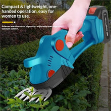 Hedge Trimmer 2pcs Cordless Hedge Trimmers and Lawn Mowers Shrubs and Including Charger Garden(Yellow,No Battery)