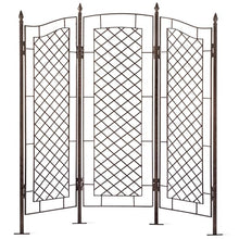 H Potter 3-Panel Privacy Screen Trellis 75" W
