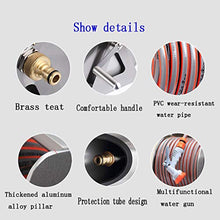 Stainless Steel Hose Reel, Stainless Steel Water Pipe Storage Rack, Watering Car Washing Hose Reel Wall-Mounted Collection Pipe Frame (35m)