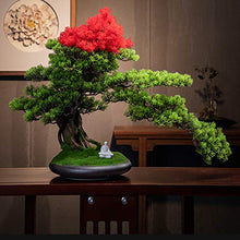 Simulation Welcome Songke Bonsai Office Decoration New Green Plants Living Room Entrance Decoration Podocarpus Hotel Gifts and Crafts House Plant (Color : C) (Green)