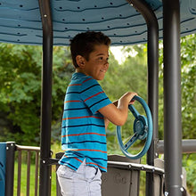 Lifetime Adventure Castle Swing Set Playset with Tube Slide Blue